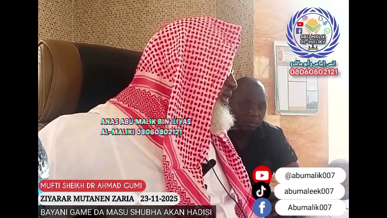 CIKIN TAMBAYOYIN YAN ZIYARA NA ZARIA TAMBAYA NA BIYU :
