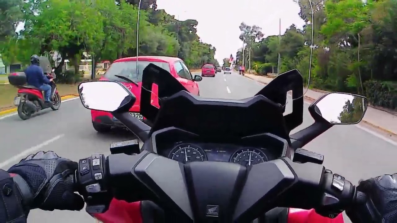 Π. Φάληρο - Βάρη- Μοτοβόλτα - Honda Forza 125 - Faliro - Vari