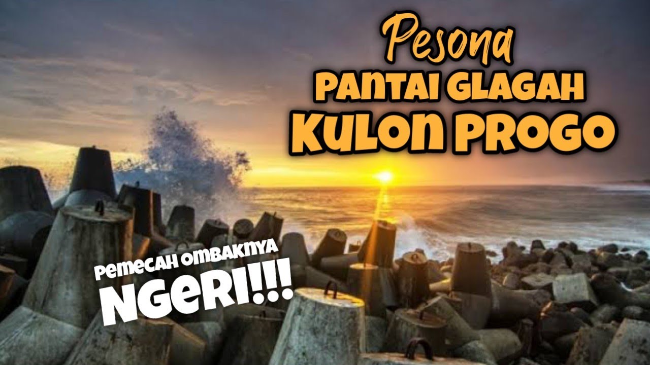 GANASNYA OMBAK PANTAI GLAGAH INDAH KULON PROGO || CINEMATIC TRAVEL VIDEO