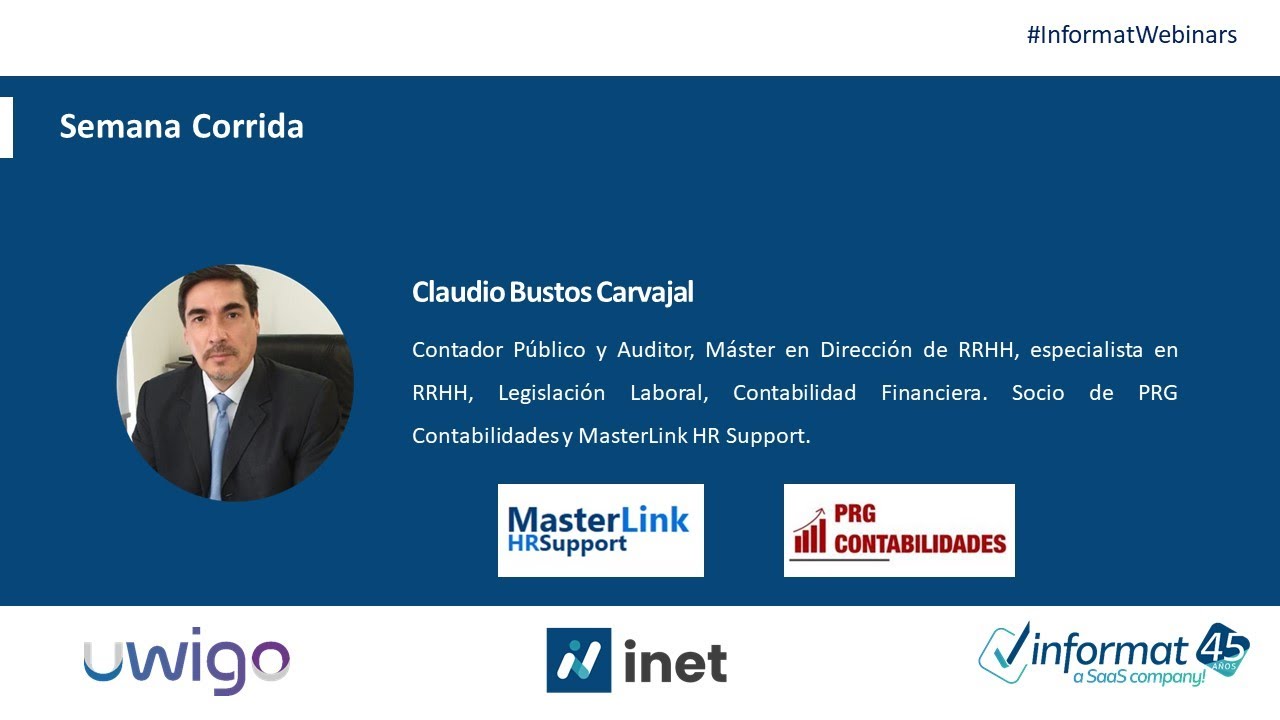 Webinar: Semana Corrida | #informatwebinars