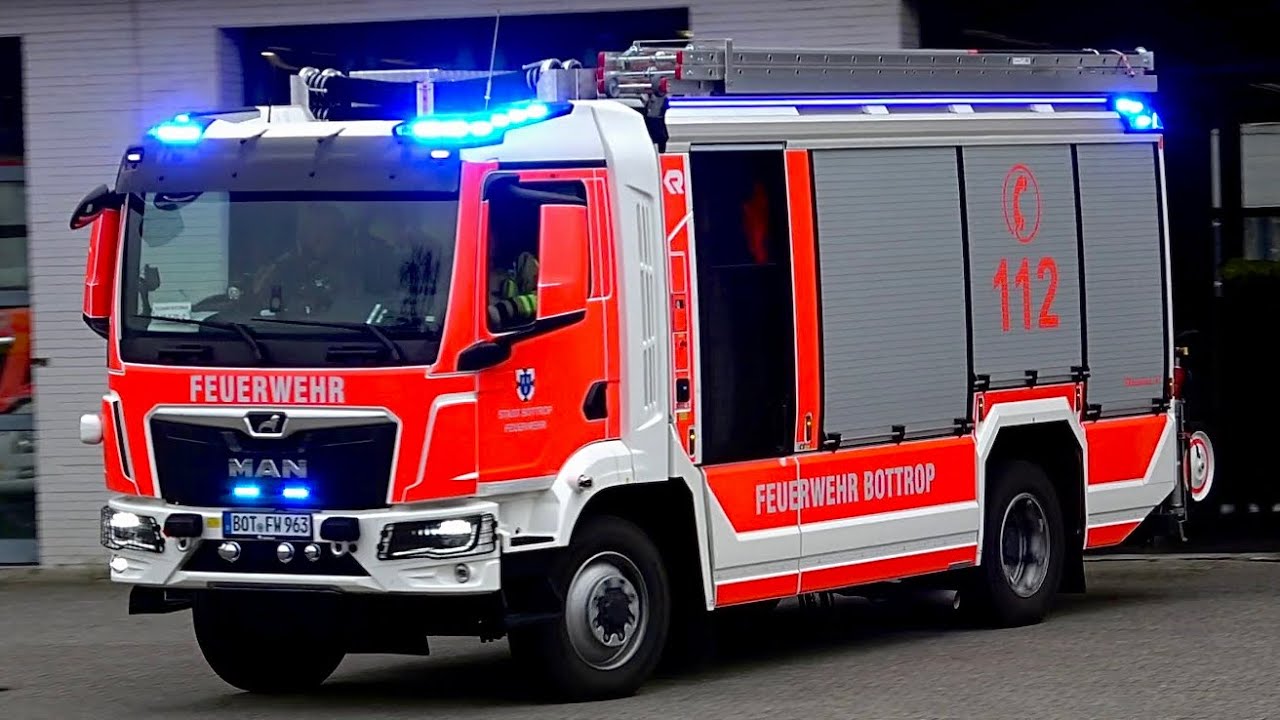 [NEUE HLF20 GENERATION! | LÖSCHZUG, KDOW & MEHR] Einsatzfahrten Feuerwehr und Rettungsdienst Bottrop