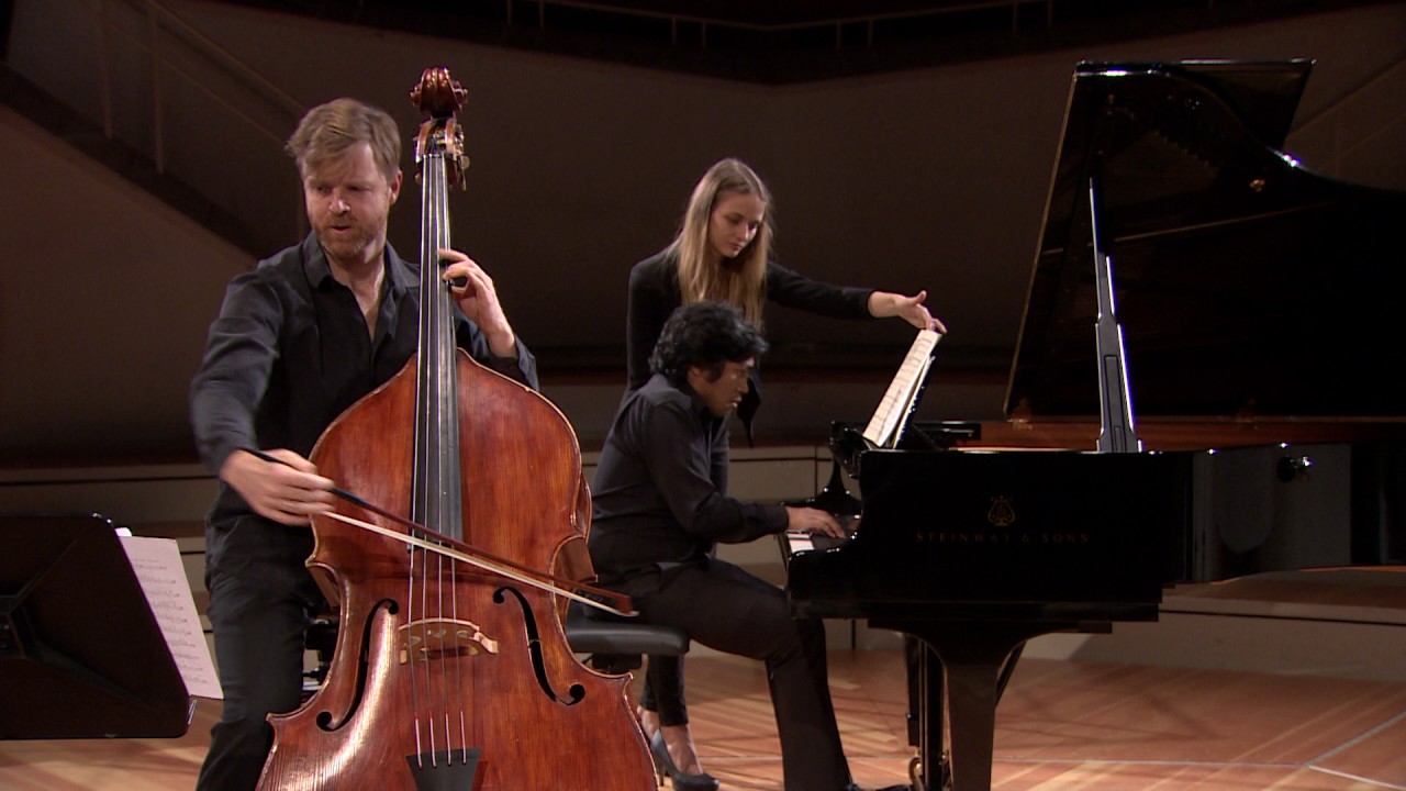 Cesar Franck sonata in A major, 3rd mov, double bass, Matthew McDonald, piano Yannick Rafalimanana