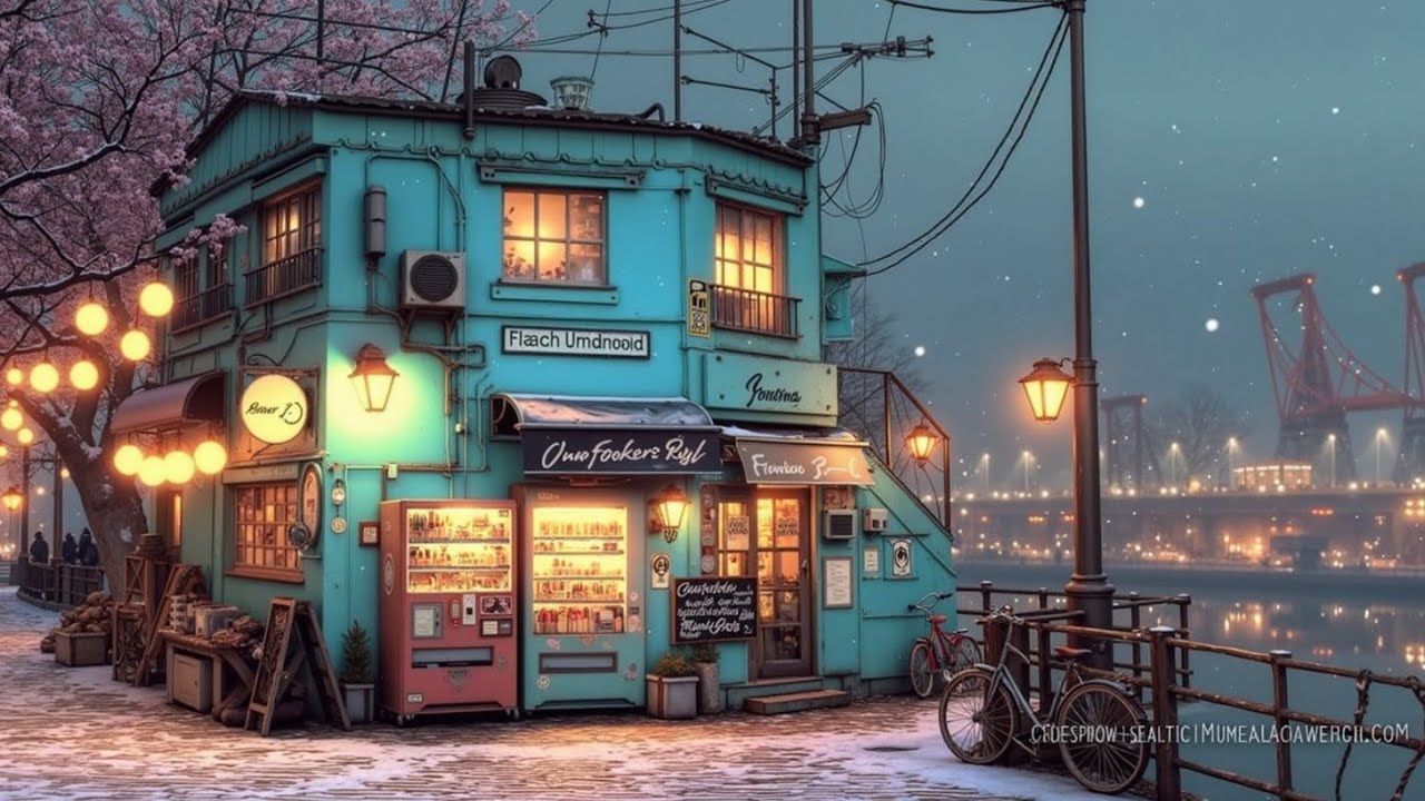 Winter Lofi Beats ~ Винтажная японская музыка для фокуса, учебы и релакса