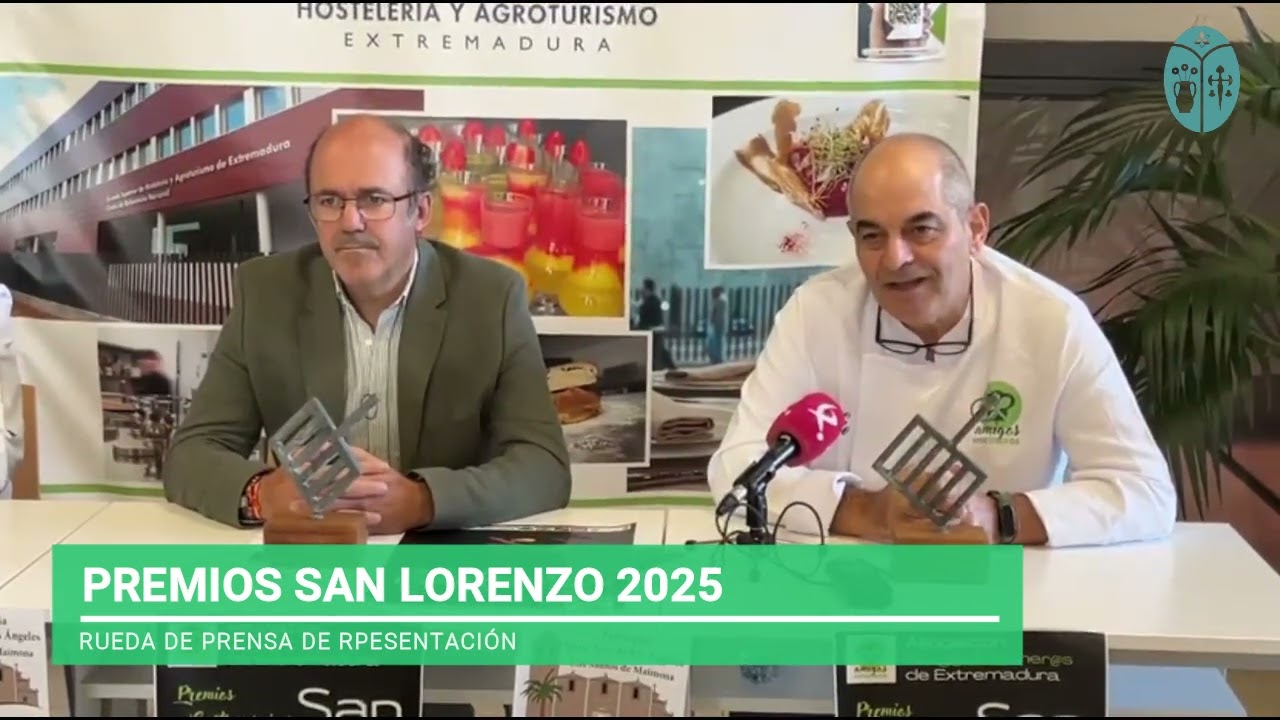 RUEDA DE PRENSA: Premios Gastronómicos San Lorenzo 2025