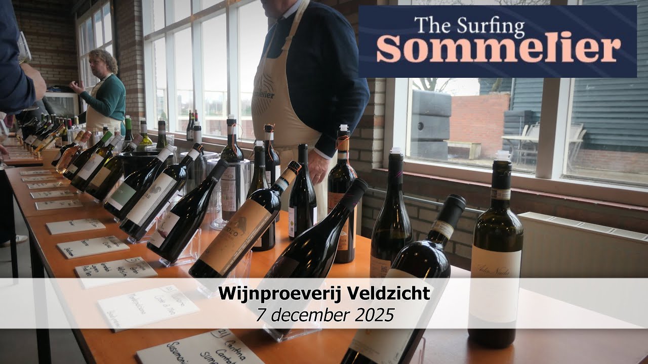 Wijnproeverij Veldzicht in Noordwijk op 7 december 2025 door the Surfing Sommellier
