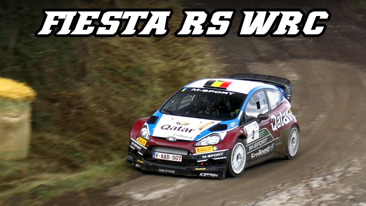 2013 Ford Fiesta RS WRC | Rally action, launch control starts