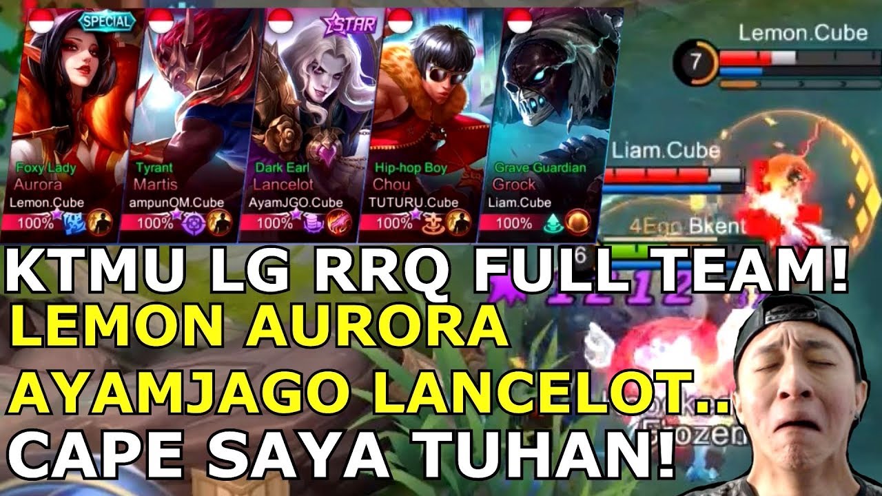LEMON WAJIB BUAT DI NERF!  GAMEPLAY RRQ TERLALU SADIS! GA KUAT SAYA!