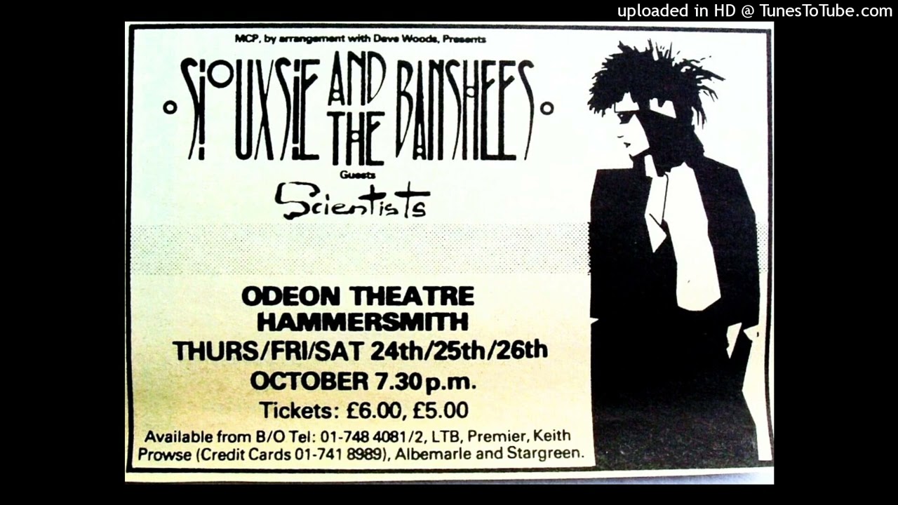 Siouxsie & The Banshees - Christine [Odeon Hammersmith 24.10.1985 Interrupted Concert]