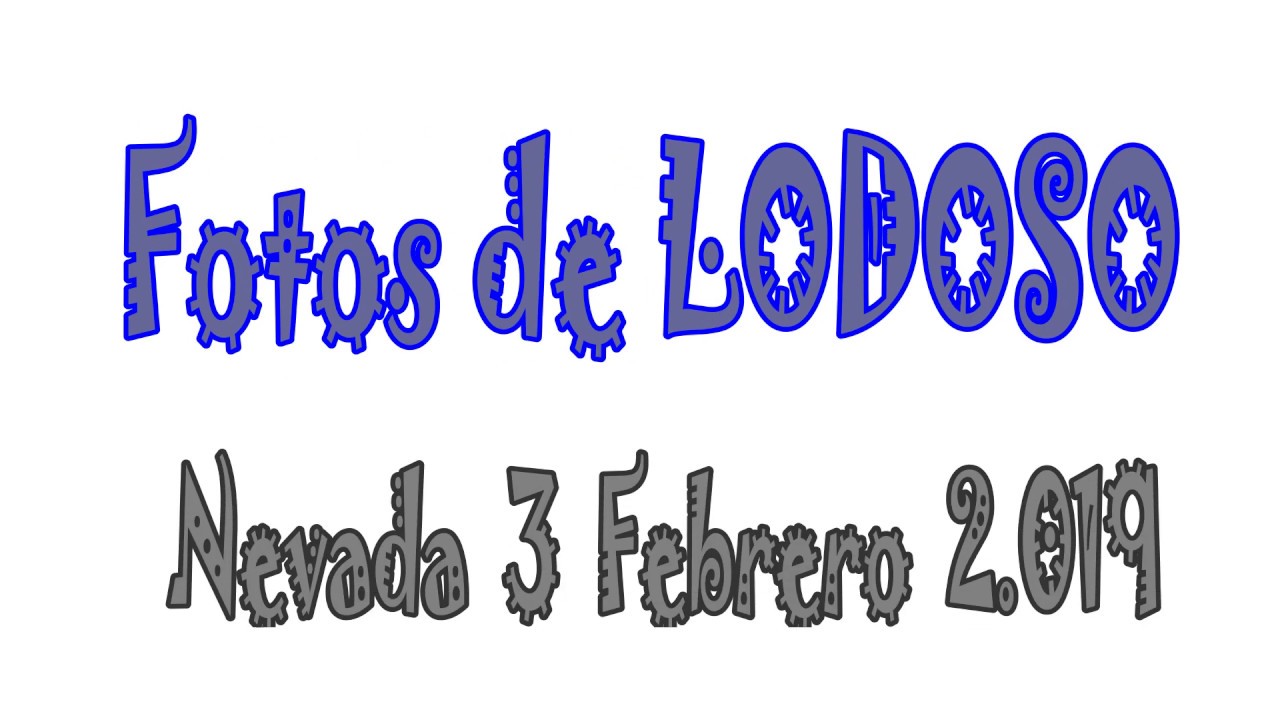 LODOSO . Fotos de la  Nevada 3 de Febrero 2.019