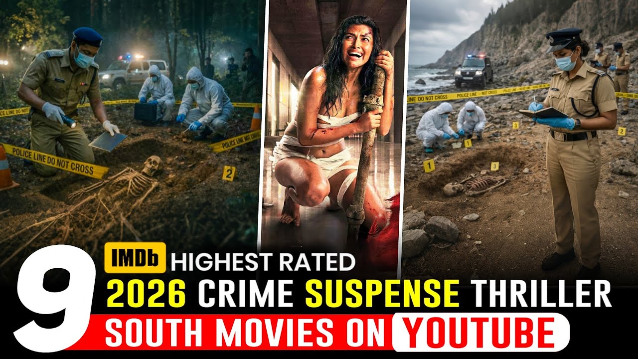 Top 9 New South Indian Suspense Thriller Movies in Hindi | South Investigation Thriller Movies Hindi