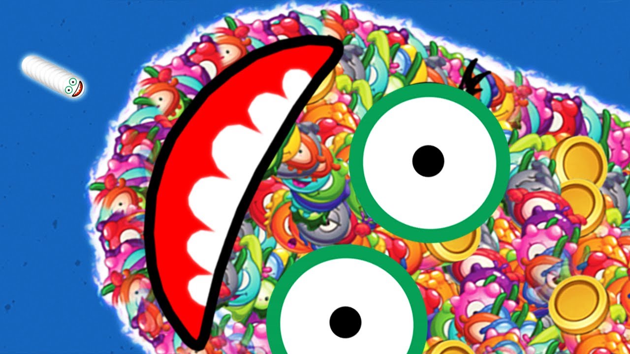 WORMSZONE.IO 001 LEGENDARY SLITHER SNAKE TOP 01 / Epic Worms Zone Best Gameplay! #53