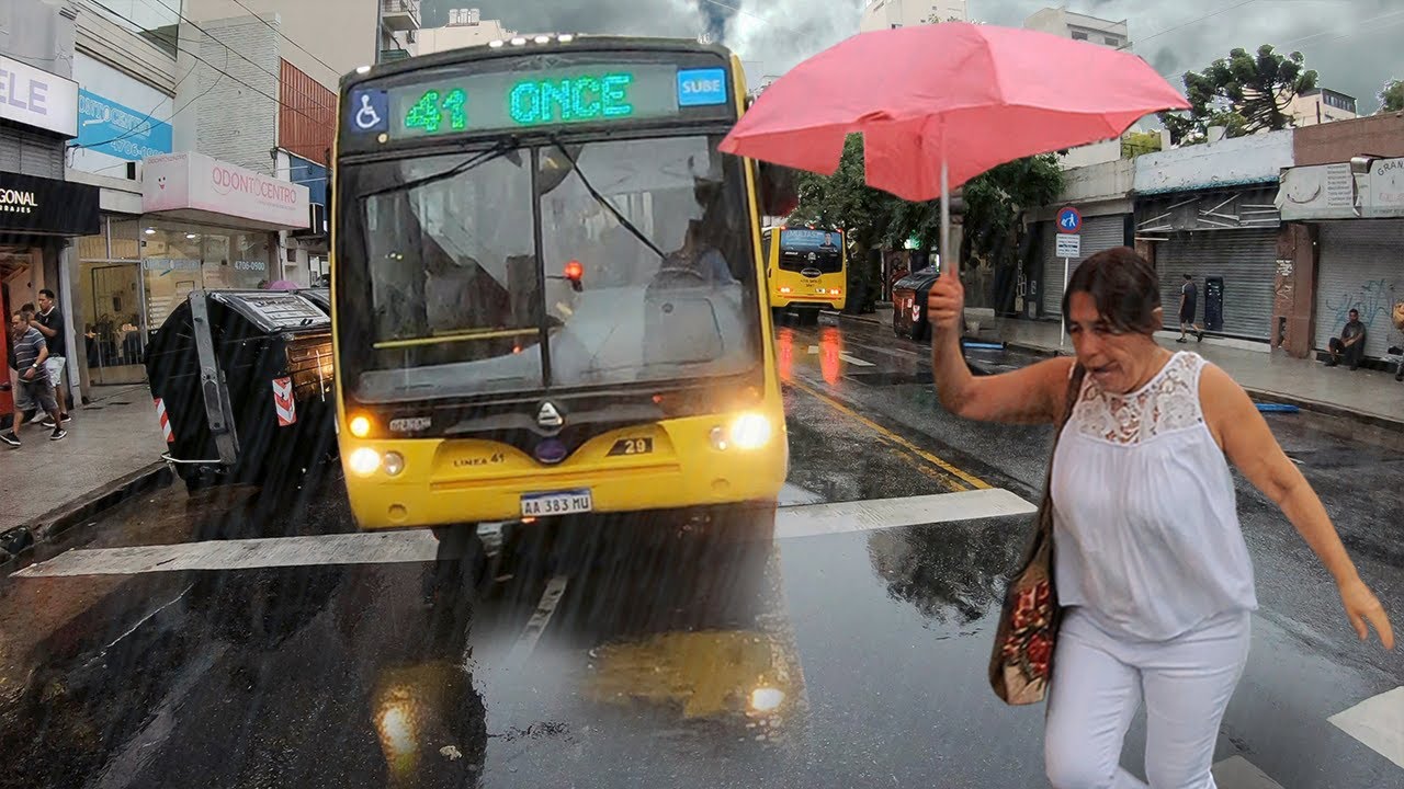 BUENOS AIRES, Argentina — Rainy WALKING Tour ☂️ 🇦🇷