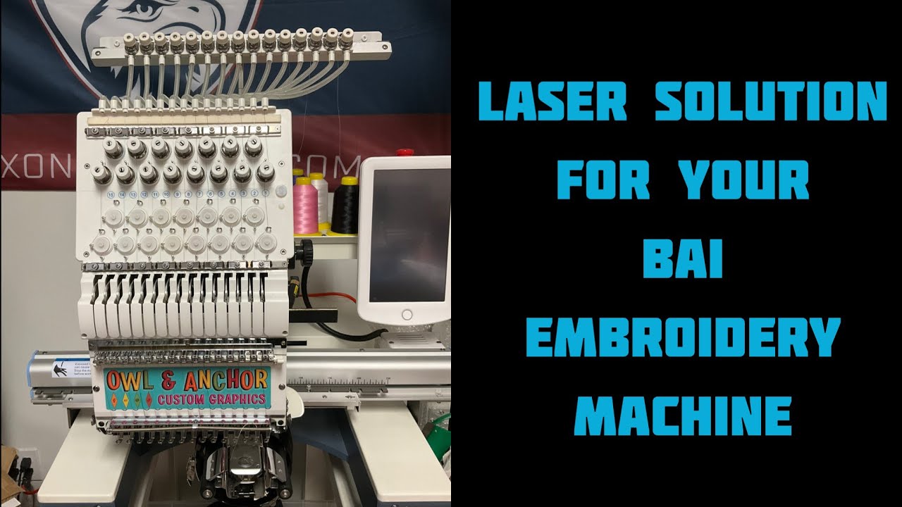 Laser solution for your BAI embroidery machine￼