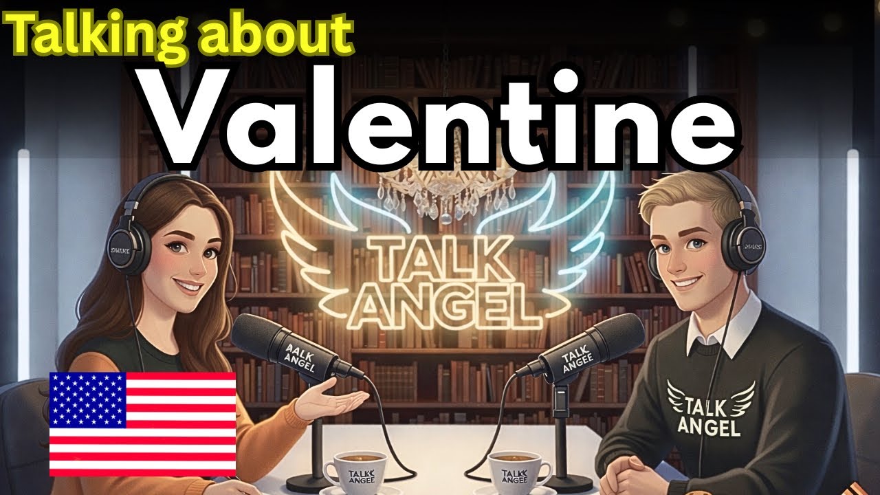 Valentine’s Day Conversation in English | Learn English Naturally | Talk Angel