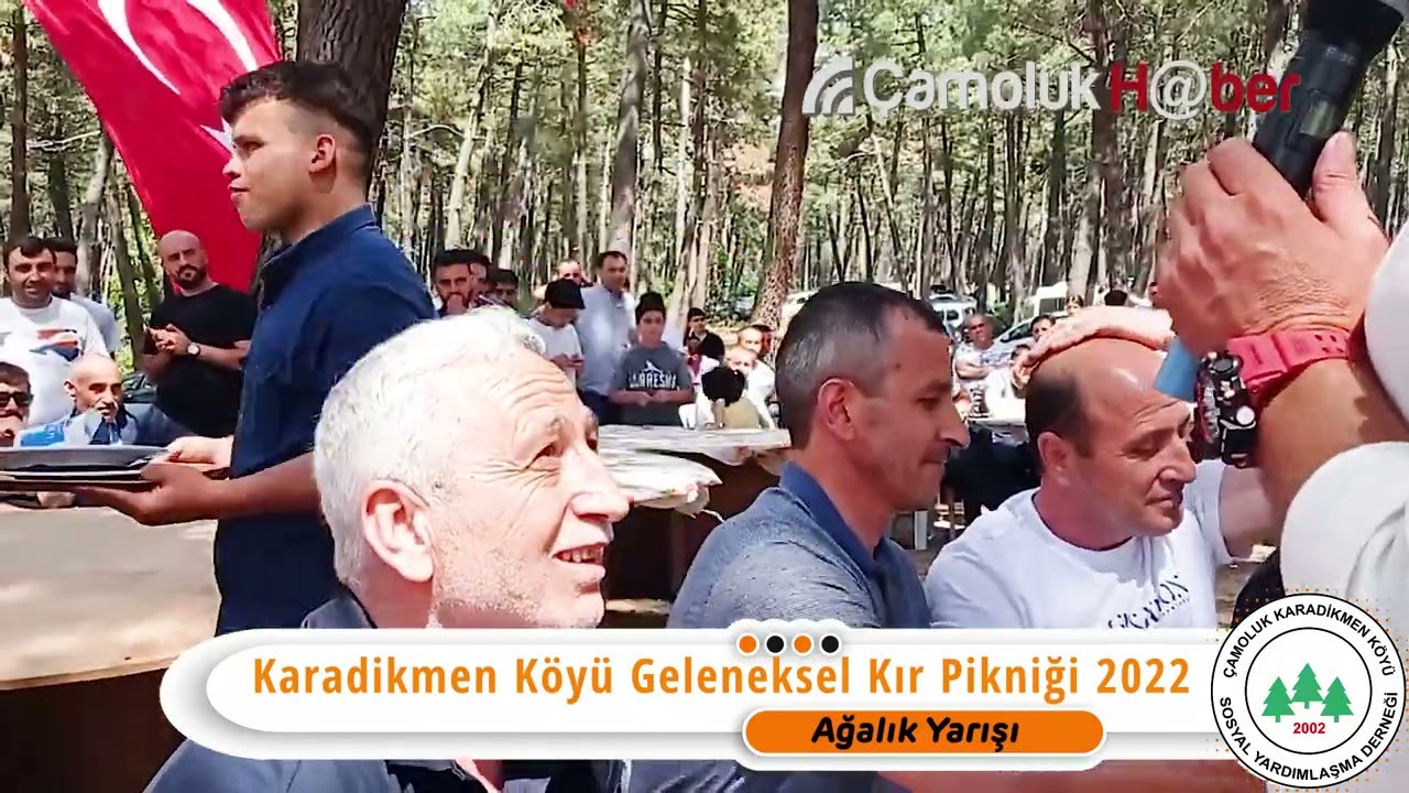Giresun Çamoluk İlçesi Karadikmen Köyü 2022 Yılı Pikniği Ağalık seçimi
