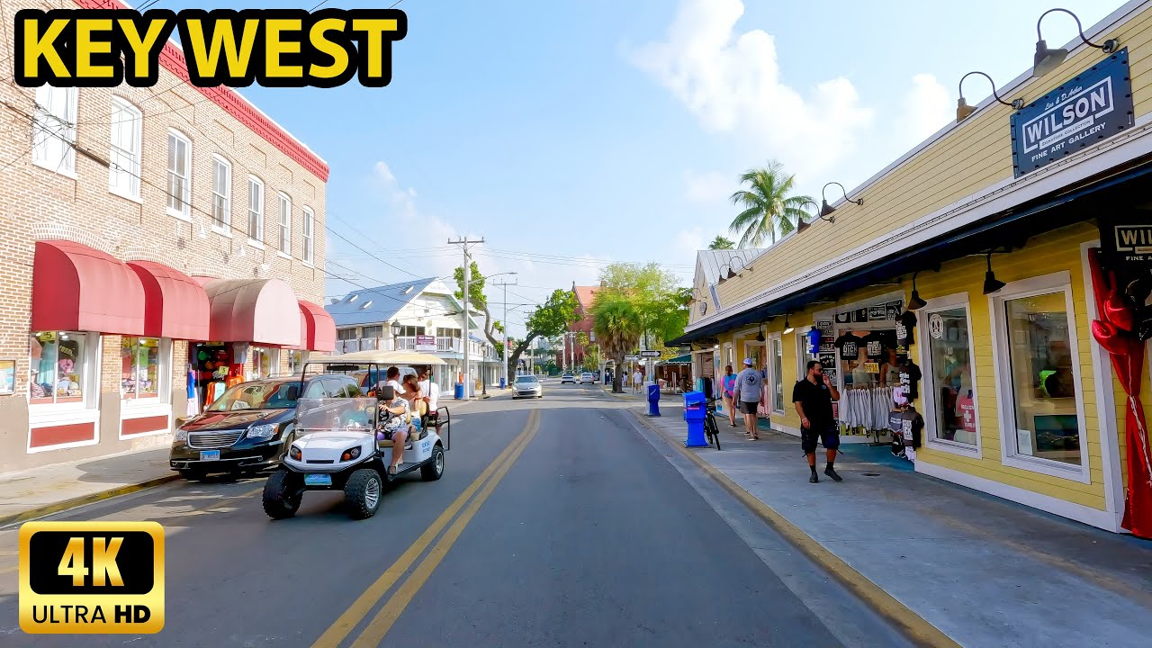 Key West Florida - Driving Through