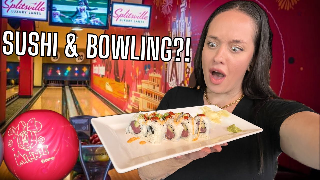Disney Springs HIDDEN Sushi Bar | Splitsville LUXURY Lanes FULL Experience!