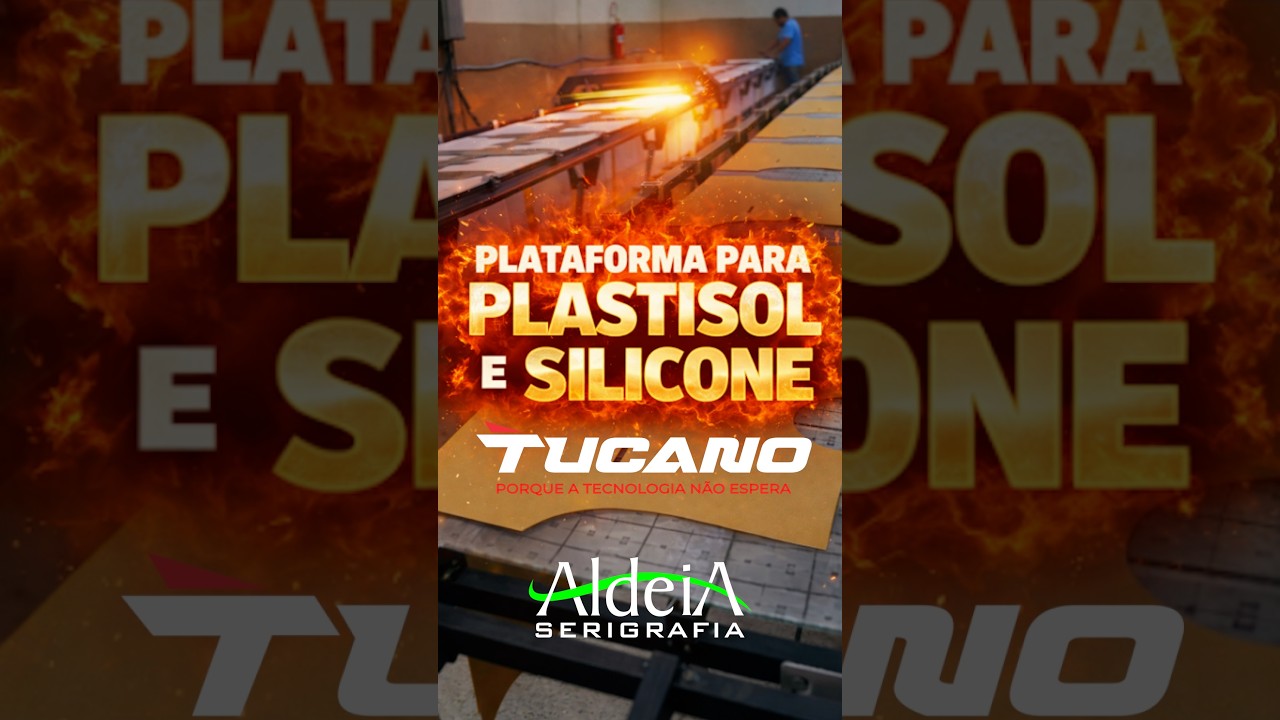 Plataforma para plastisol e silicone Tucano.