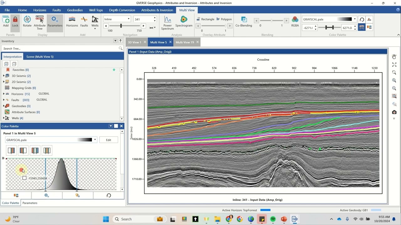 Real-Time Insights with GVERSE Geophysics: On-the-Fly Seismic Attributes and Inversion Techniques