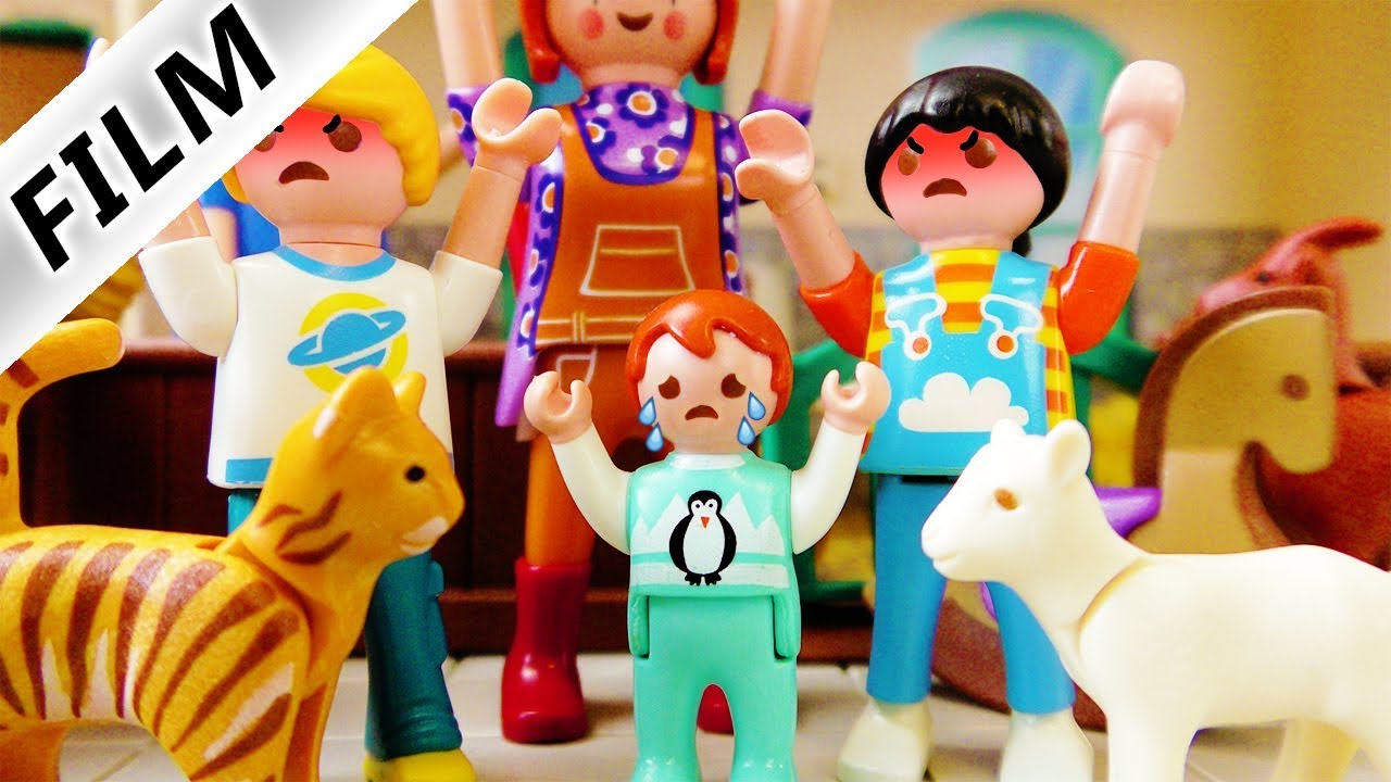 Playmobil Film Deutsch - EMMAS KITA MONDSCHEIN SCHNUPPERTAG! MOBBING AM BAUERNHOF! Familie Vogel