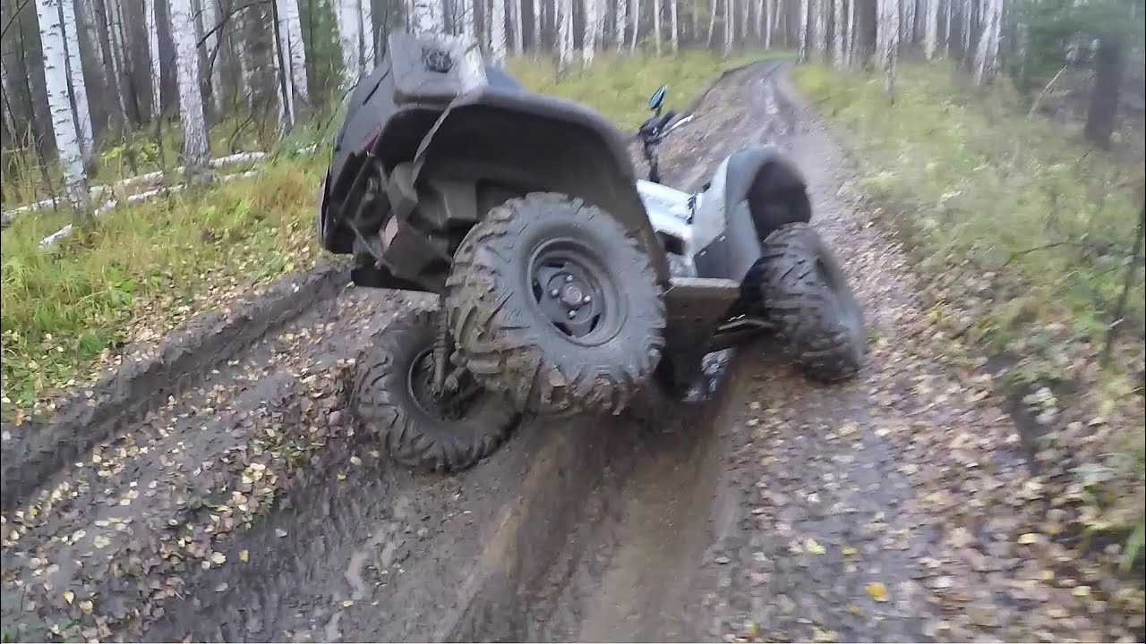 Девчонки отжигают на квадроциклах CF  Moto 500