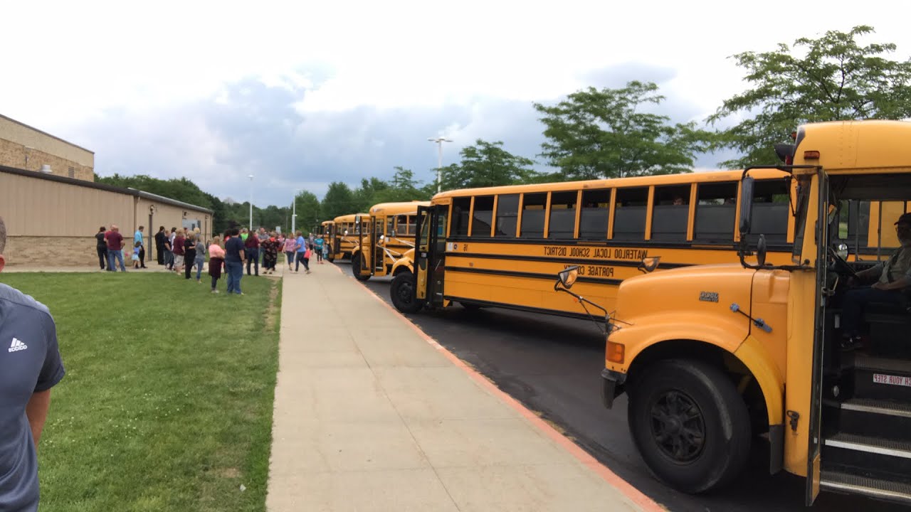 Waterloo local schools - last day student send off!