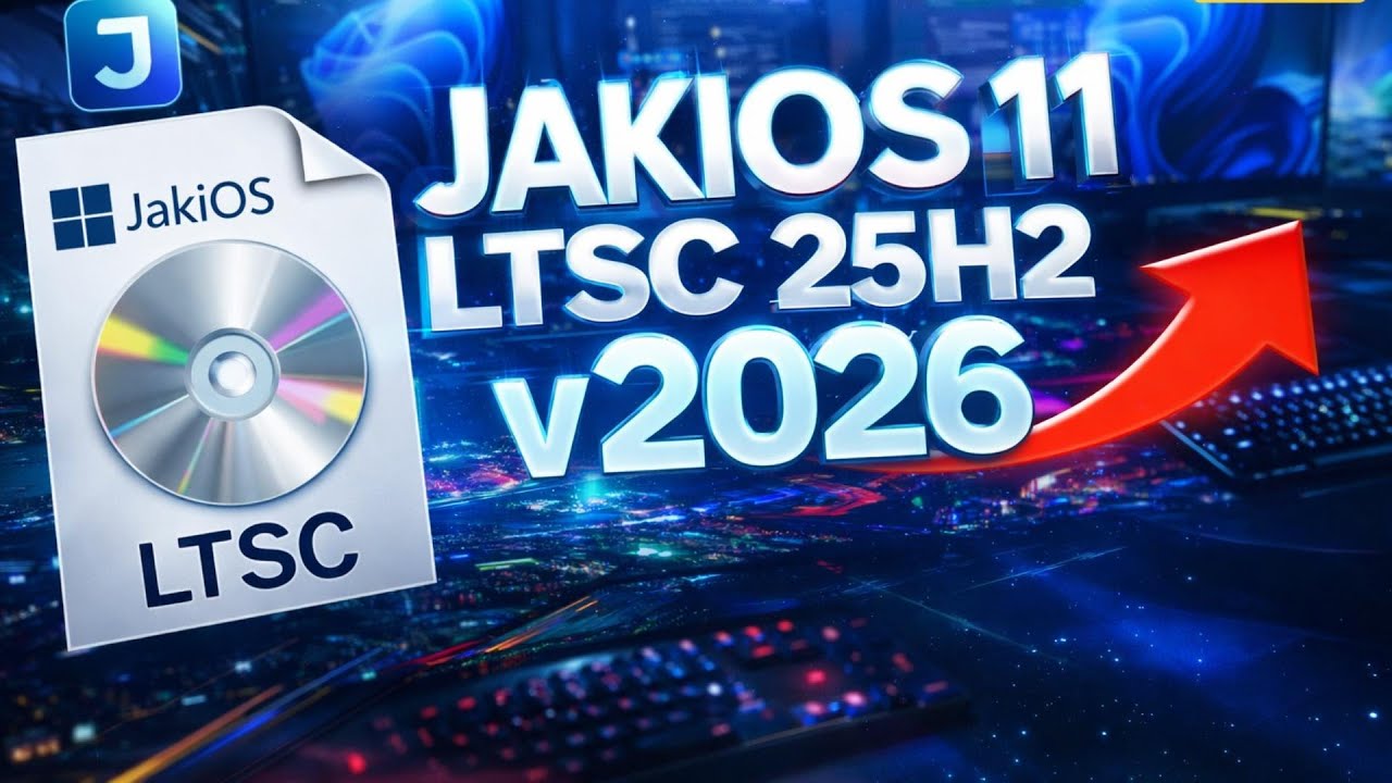 🚀🔥 JAKIOS 11 LTSC 25H2 v2026 EL SISTEMA MÁS RÁPIDO, ESTABLE Y OPTIMIZADO 🔥🚀 #windows #lite #pc