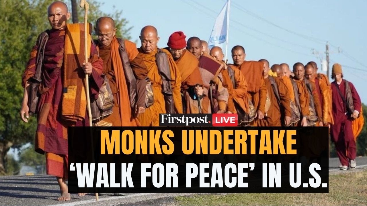 LIVE: Monks on a Walk for Peace Arrive in Washington, D.C.