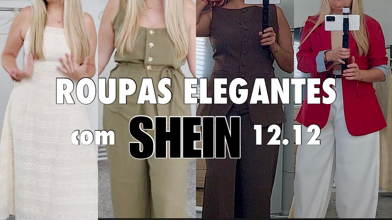 RECEBIDOS DA SHEIN 12.12 ROUPAS LINDAS E ELEGANTES