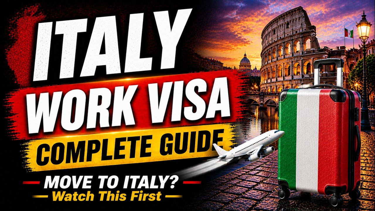 Italy Work Visa 2026: Jobs, Salary, PR & Full Process (Quota System Explained) | The World Guide