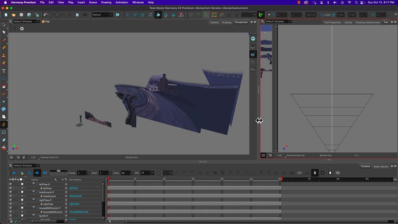 Creating a Multiplane Scene in Toon Boom Harmony