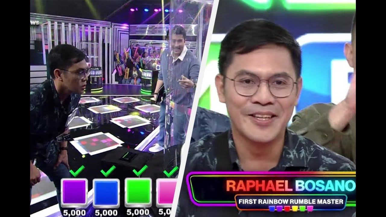 ABS-CBN reporter Raphael Bosano wins P1M grand prize on 'Rainbow Rumble' | ABS-CBN News