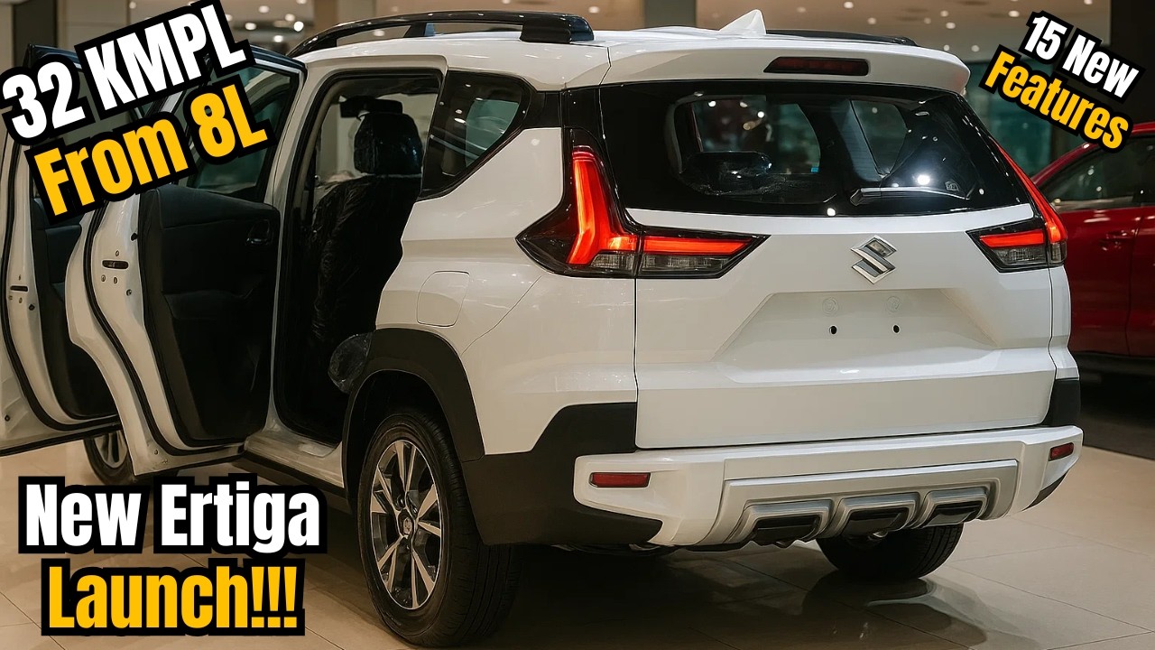 New Ertiga 2026 9 Features leaked? ADAS, 360 Camera, Sunroof, Ventilated Seat, Touchscreen and More