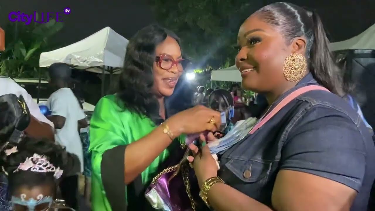 Ronke Odusanya's daughter frozen theme birthday