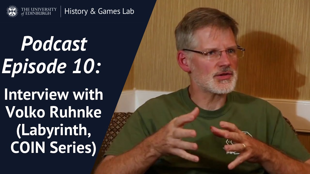 History & Games Lab Podcast Episode 10: Interview with Volko Ruhnke