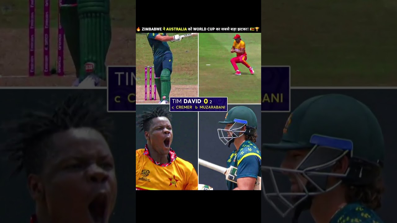 Zimbabwe vs Australia T20 World Cup Match Highlights | T20 World Cup 2026 | ZIM vs AUS #AusvsZim