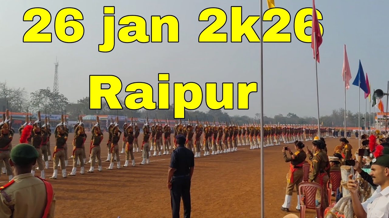 26 january parade 2k26 😍  Raipur Chhattisgarh | ye konse bacche milgye 🤣