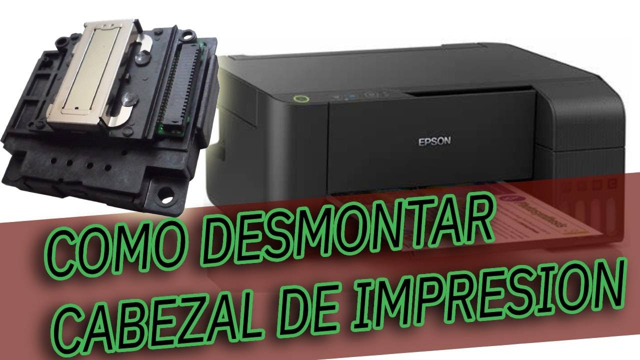 COMO DESMONTAR EL CABEZAL DE IMPRESION EPSON L3110/L3510/L3210/L3250 Y LIMPIEZA
