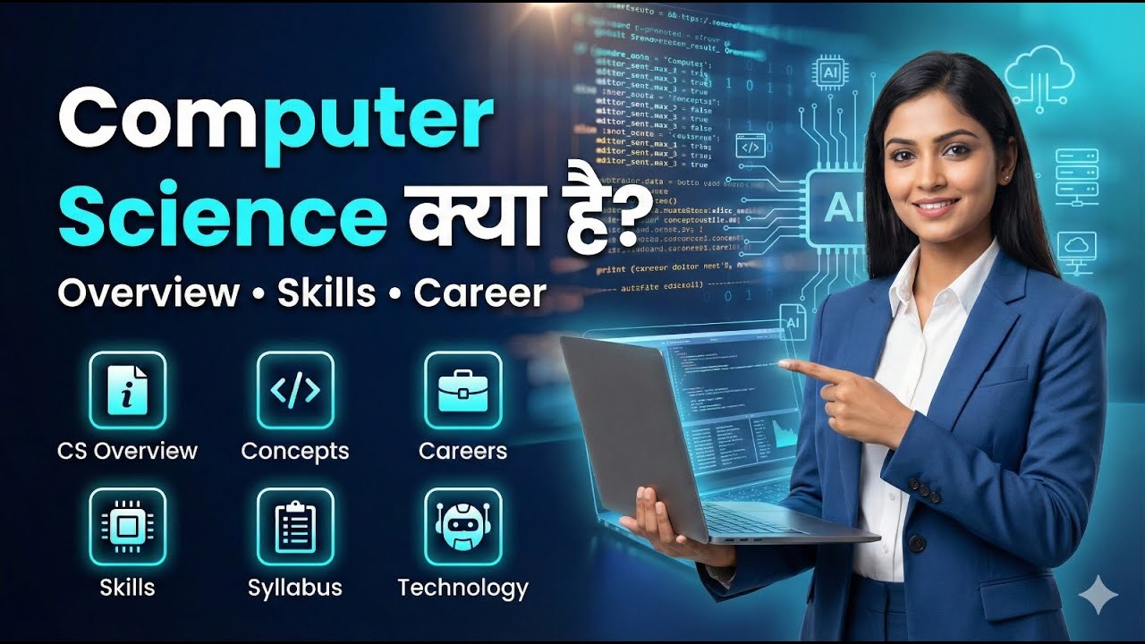 Computer Science Kya Hai? | CS Ka Full Overview Simple Hindi me | Computer Science full details |