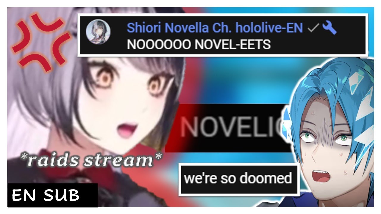 Altare Accidentally Triggering Shiori When She Raided His Stream【 holoEN 】