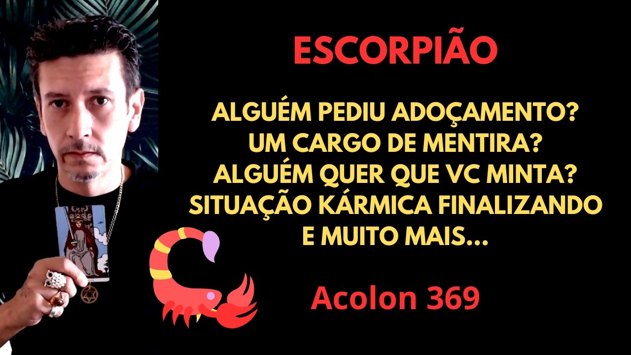 Escorpião - Pediram adoçamento? #baralhocigano #tarot #escorpião #signodeescorpiao #magia #taro #fe