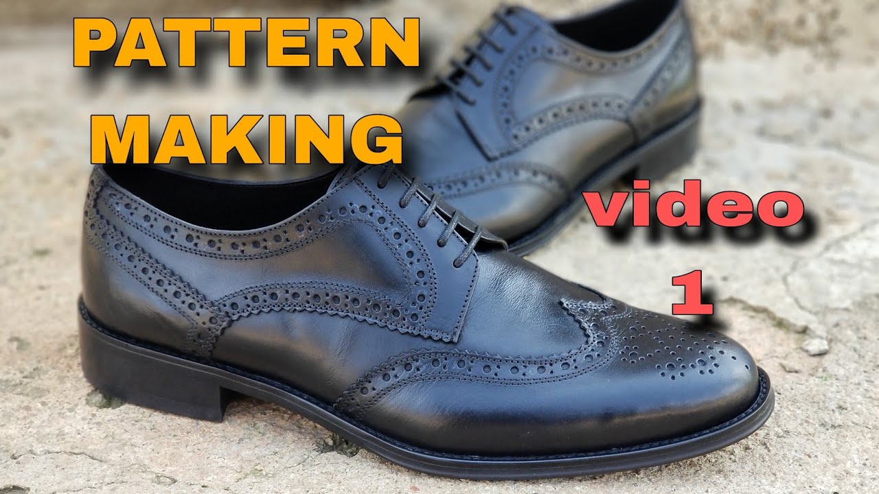 From Sketch to Reality:✅ Crafting Custom Brogue Shoe Patterns with Precision : Part 1