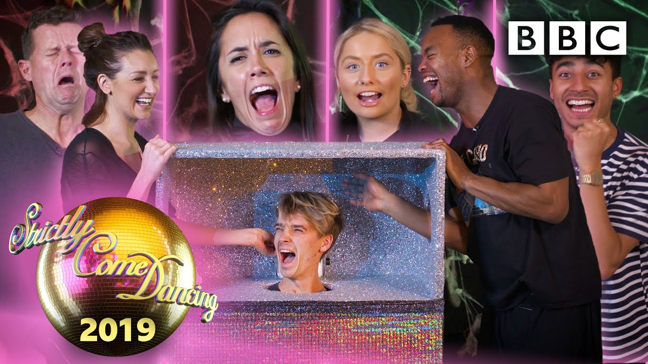 Joe Sugg surprises Halloween's scary box Challenge! 😱😅😂 - BBC Strictly 2019