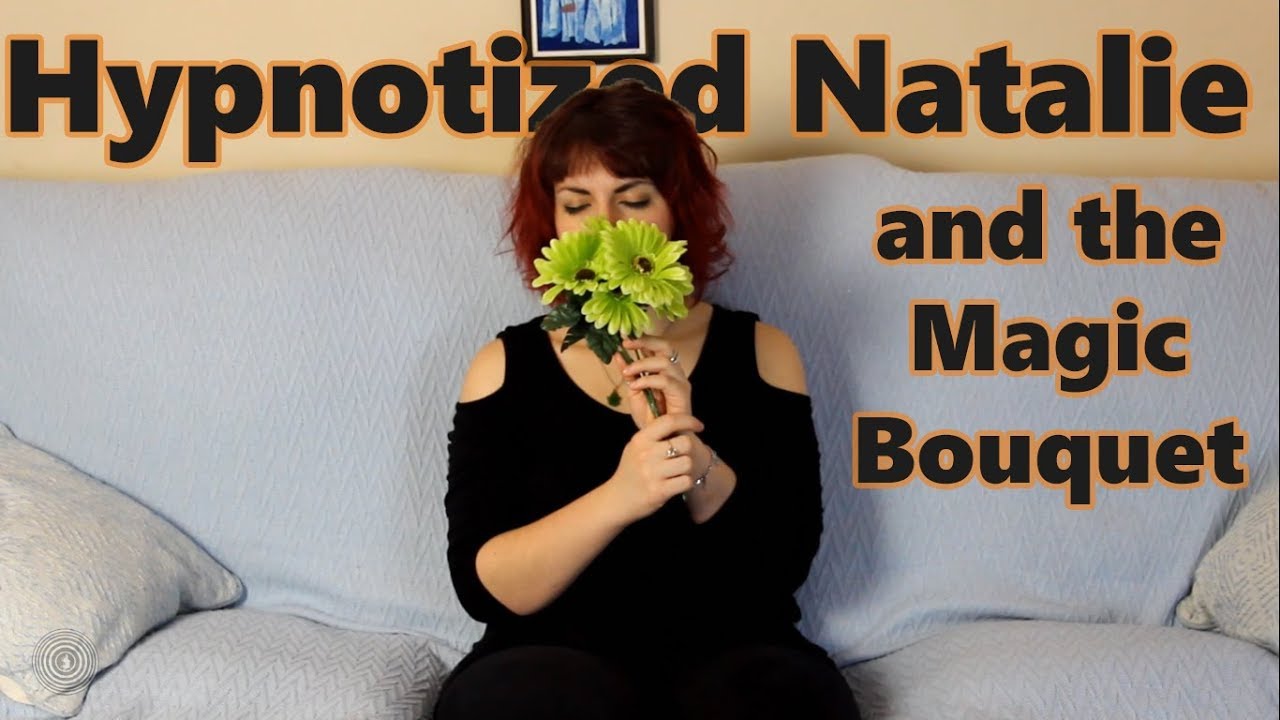 Hypnotized Natalie and the Magic Bouquet