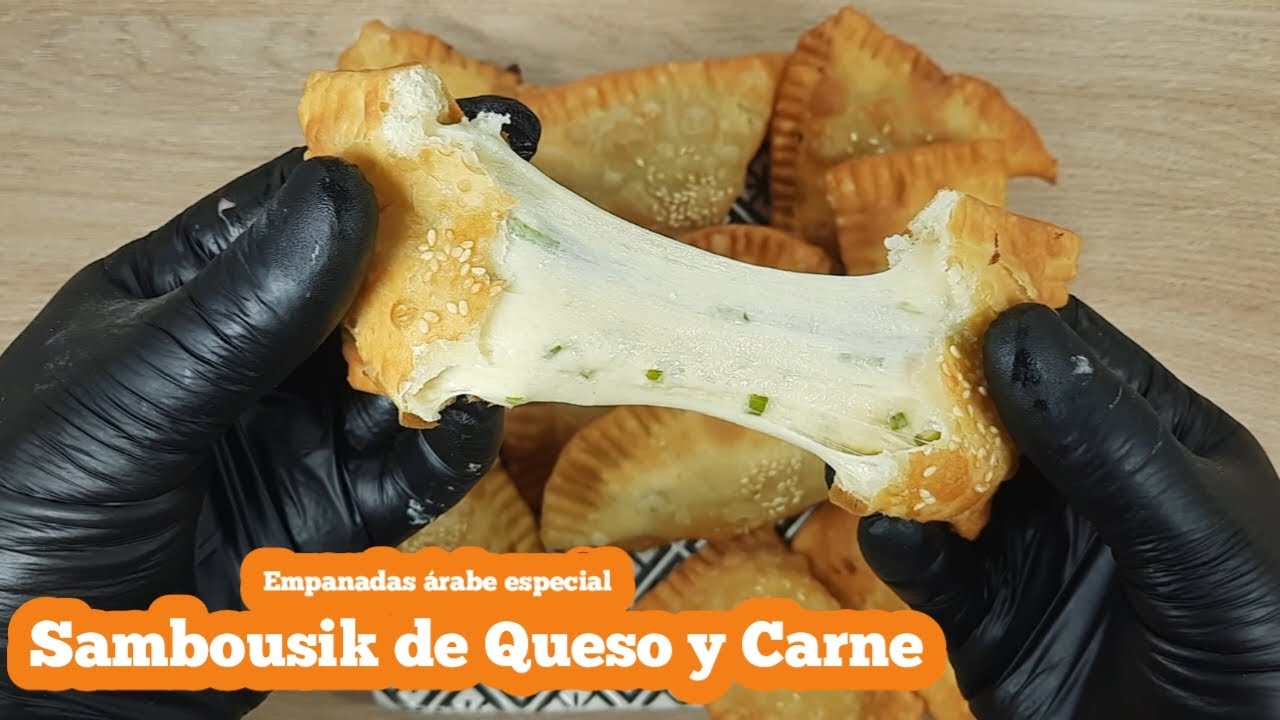 Sambusik o sambusi empanadas árabes especial con dos rellenos