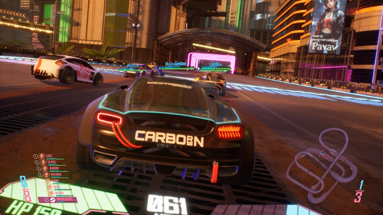 CYBER CLUTCH in VR race5 UEVR Oculus Rift