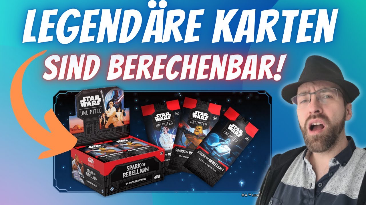 Star Wars Unlimited Opening Beweis! Kleine Spielbeschreibung und meine Meinung zum neuen TCG