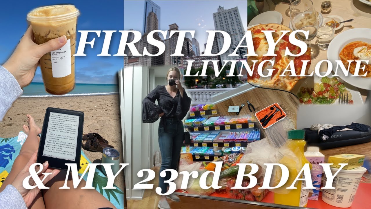 VLOG | first days in my apartment, shopping, & my birthday