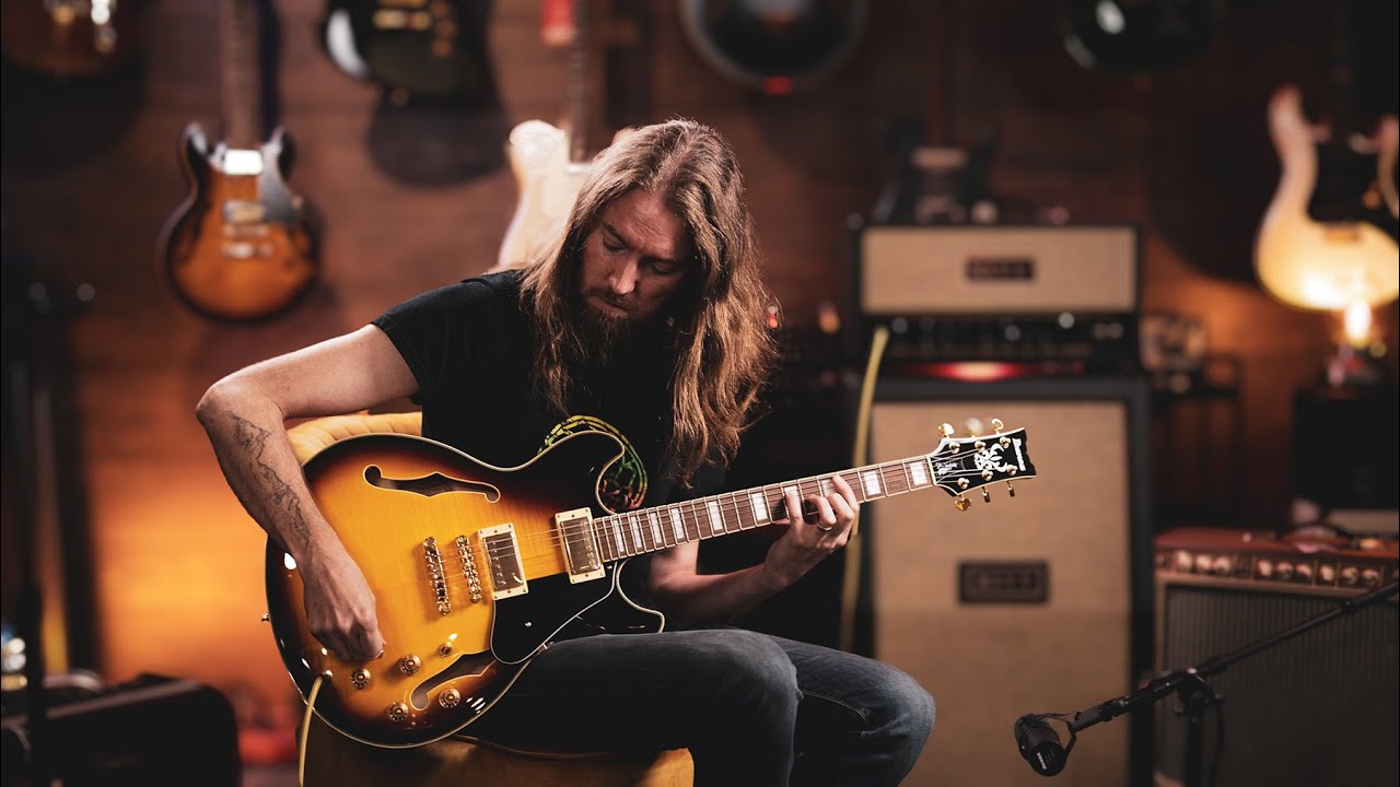 Ibanez JSM10EM John Scofield Signature — двухтональный Burst