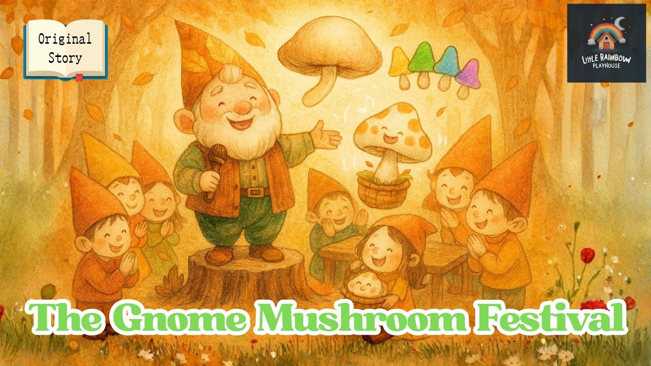 “The Gnome Mushroom Festival" | A Magical Fall Story for Kids